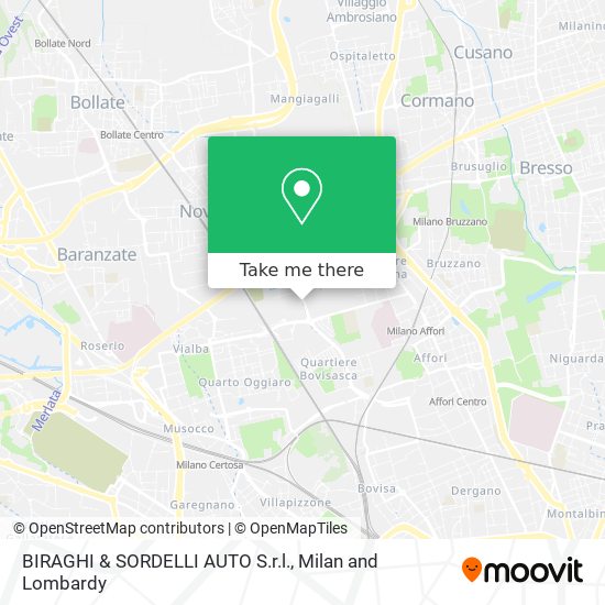 BIRAGHI & SORDELLI AUTO S.r.l. map