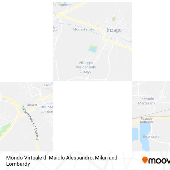 Mondo Virtuale di Maiolo Alessandro map