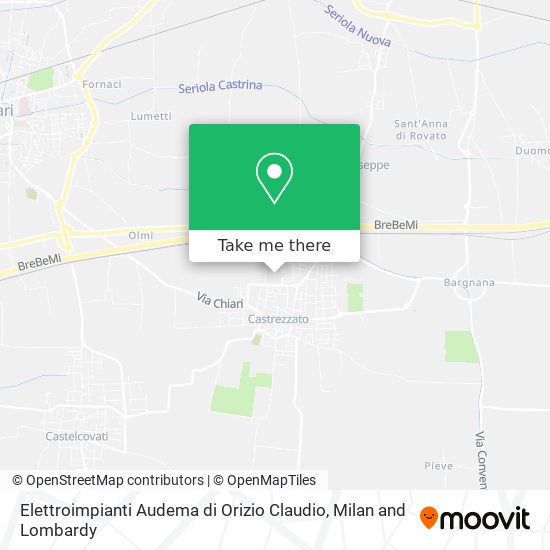 Elettroimpianti Audema di Orizio Claudio map