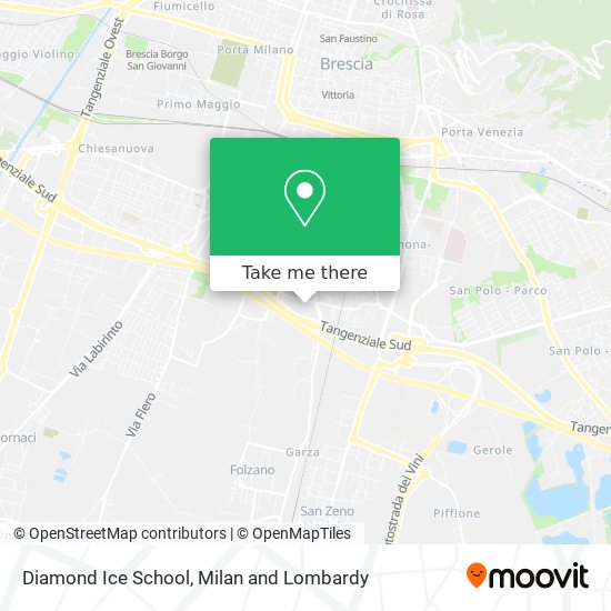 Diamond Ice School map