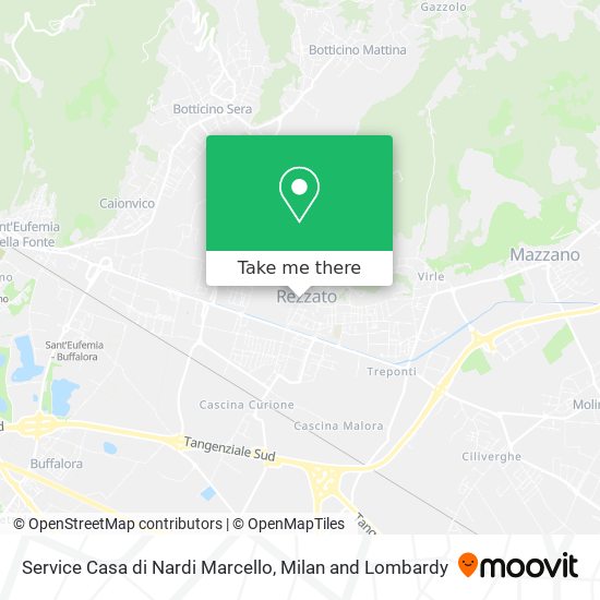 Service Casa di Nardi Marcello map