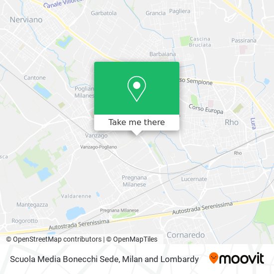 Scuola Media Bonecchi Sede map