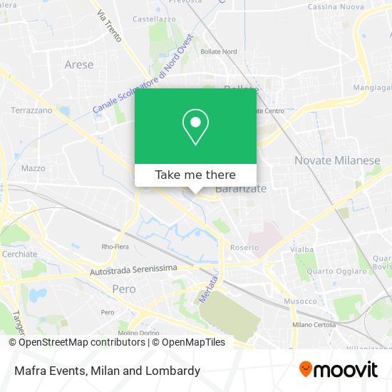 Mafra Events map