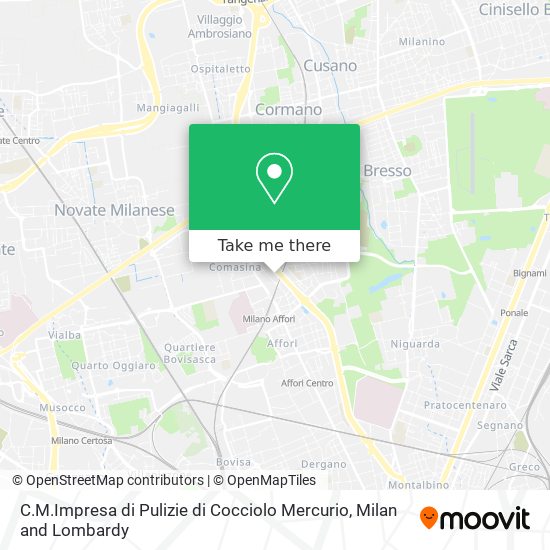 C.M.Impresa di Pulizie di Cocciolo Mercurio map