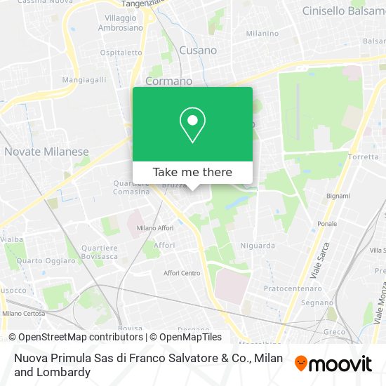 Nuova Primula Sas di Franco Salvatore & Co. map