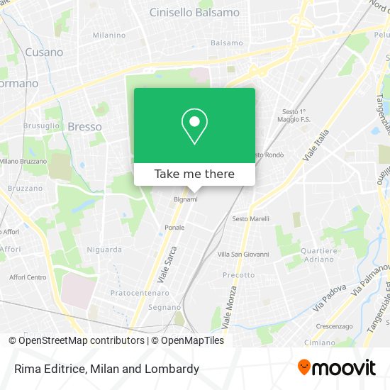 Rima Editrice map