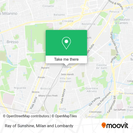 Ray of Sunshine map
