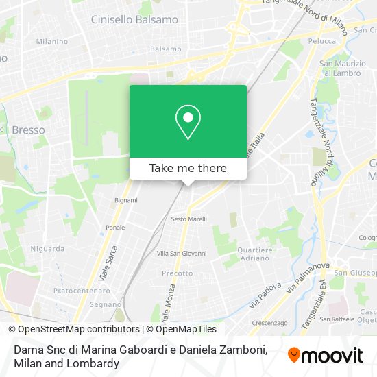 Dama Snc di Marina Gaboardi e Daniela Zamboni map
