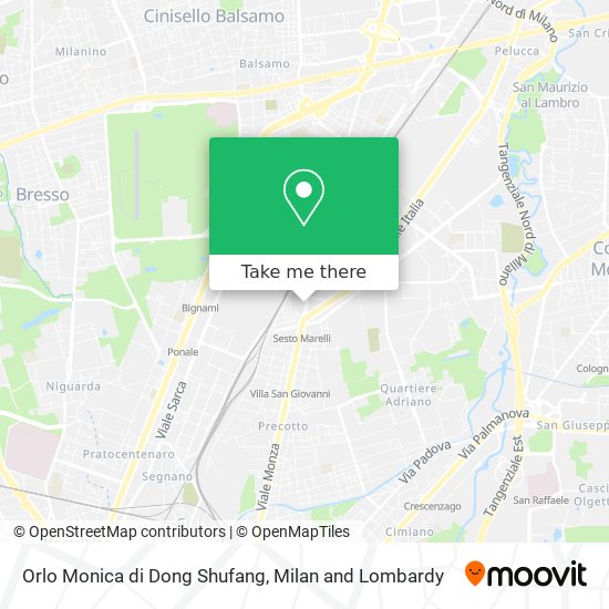 Orlo Monica di Dong Shufang map