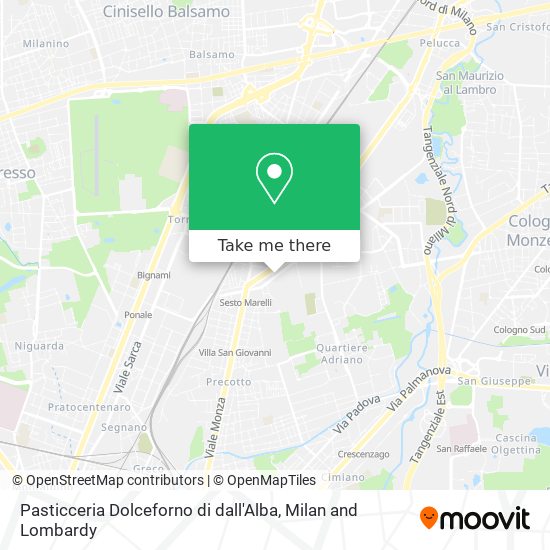 Pasticceria Dolceforno di dall'Alba map