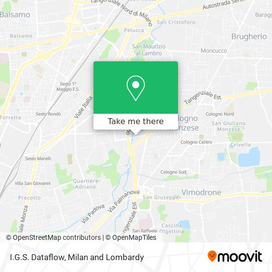 I.G.S. Dataflow map