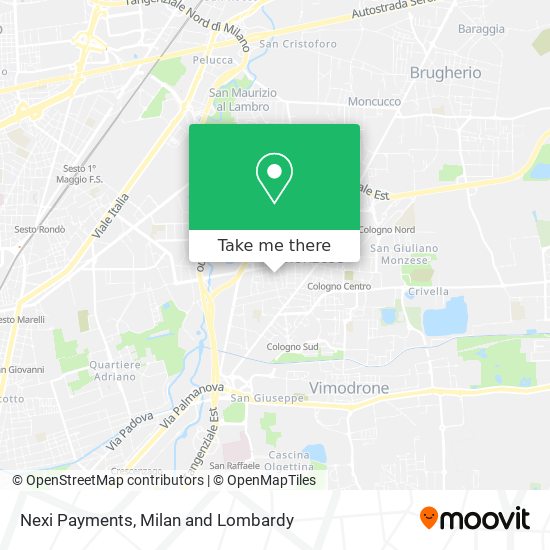 Nexi Payments map