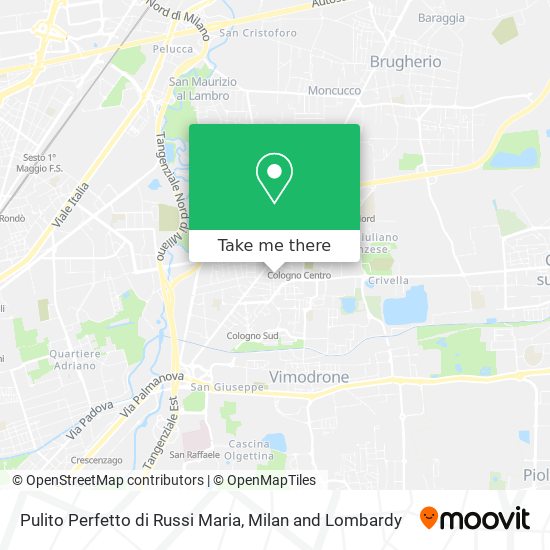Pulito Perfetto di Russi Maria map