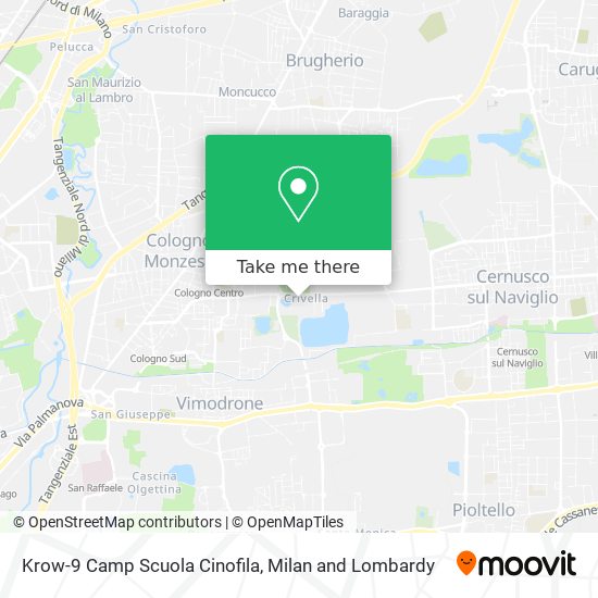Krow-9 Camp Scuola Cinofila map