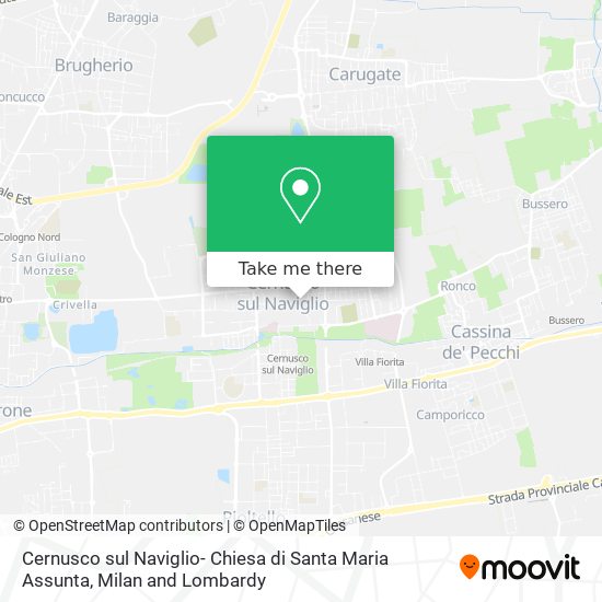 Cernusco sul Naviglio- Chiesa di Santa Maria Assunta map