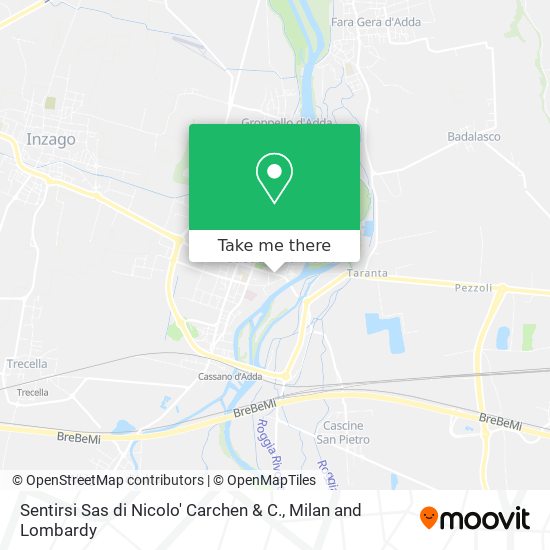 Sentirsi Sas di Nicolo' Carchen & C. map