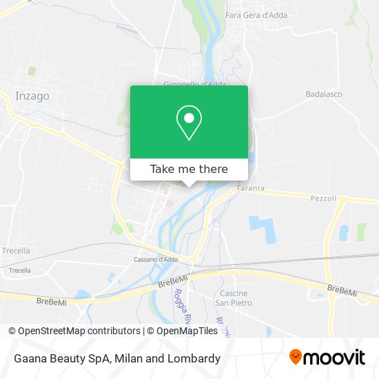 Gaana Beauty SpA map