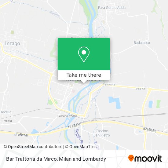 Bar Trattoria da Mirco map