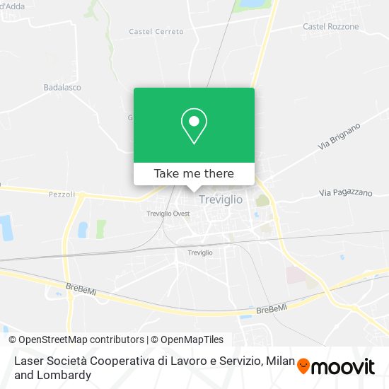Laser Società Cooperativa di Lavoro e Servizio map