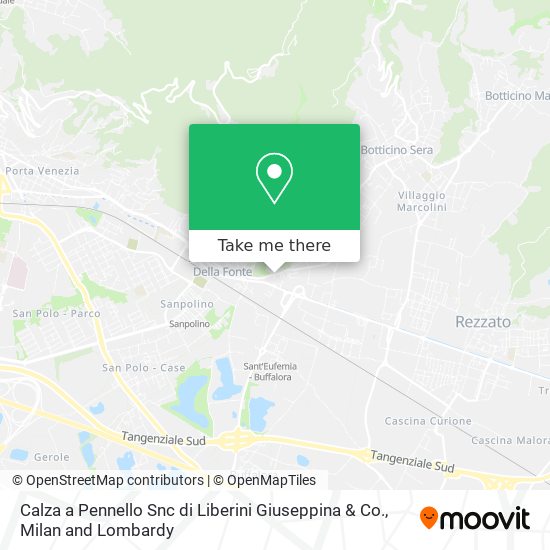 Calza a Pennello Snc di Liberini Giuseppina & Co. map