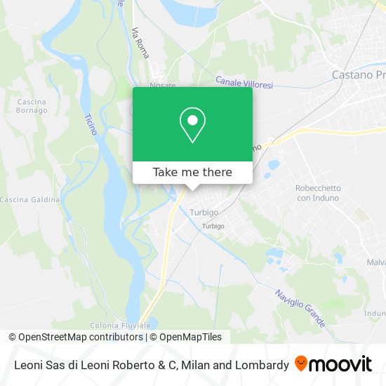 Leoni Sas di Leoni Roberto & C map