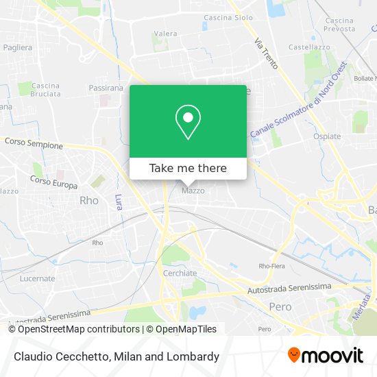 Claudio Cecchetto map