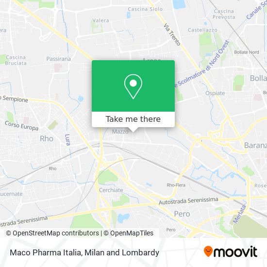 Maco Pharma Italia map