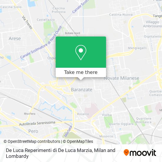 De Luca Reperimenti di De Luca Marzia map