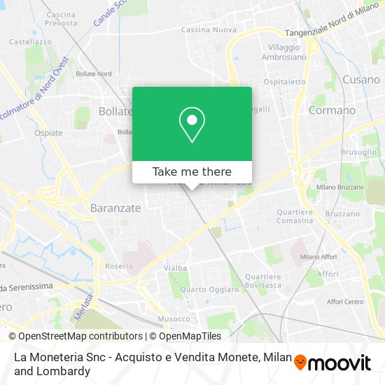 La Moneteria Snc - Acquisto e Vendita Monete map