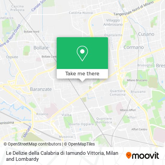 Le Delizie della Calabria di Iamundo Vittoria map