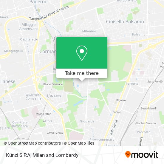 Künzi S.P.A map