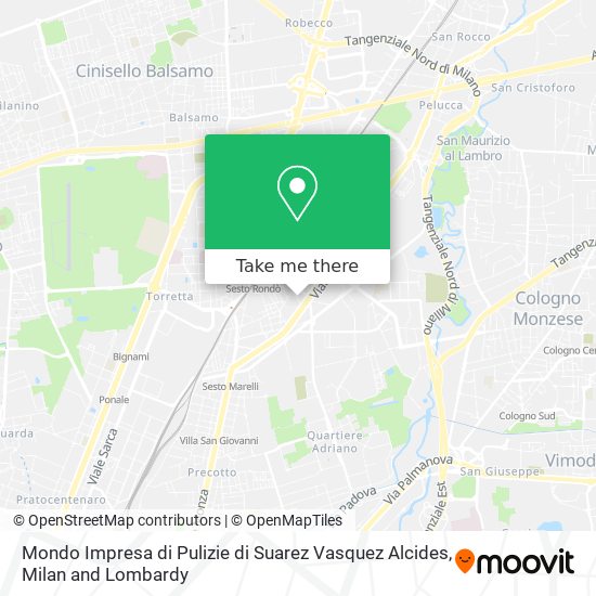 Mondo Impresa di Pulizie di Suarez Vasquez Alcides map
