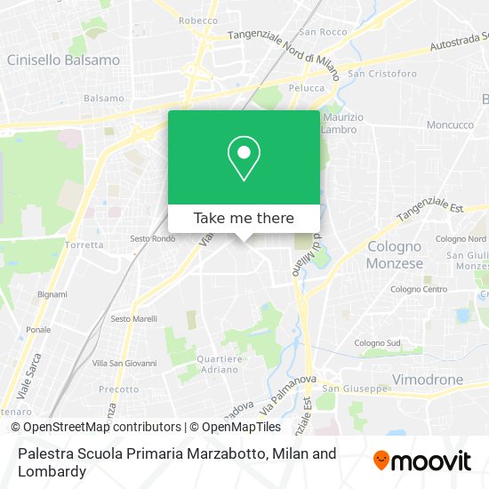 Palestra Scuola Primaria Marzabotto map