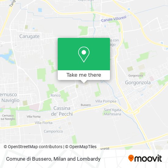 Comune di Bussero map
