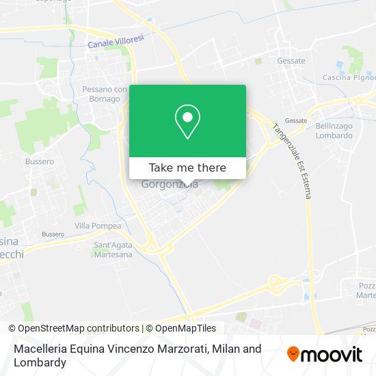 Macelleria Equina Vincenzo Marzorati map