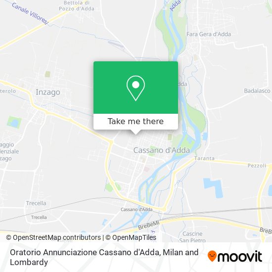Oratorio Annunciazione Cassano d'Adda map