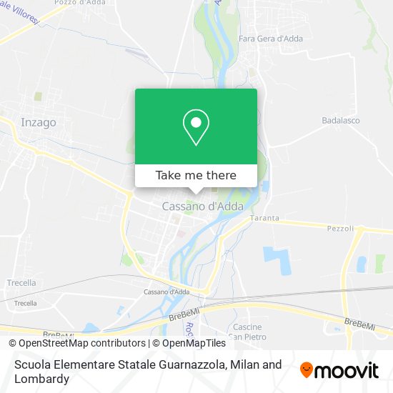 Scuola Elementare Statale Guarnazzola map