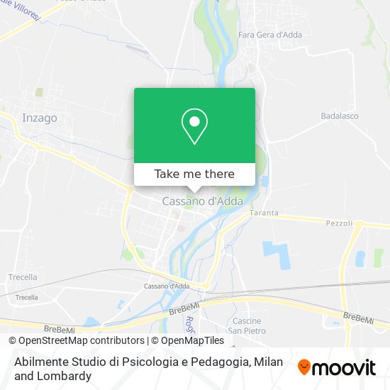 Abilmente Studio di Psicologia e Pedagogia map