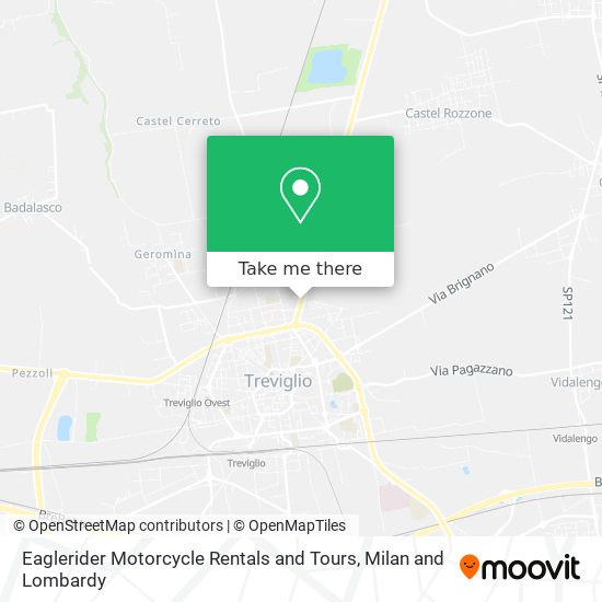 Eaglerider Motorcycle Rentals and Tours map