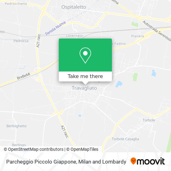 Parcheggio Piccolo Giappone map