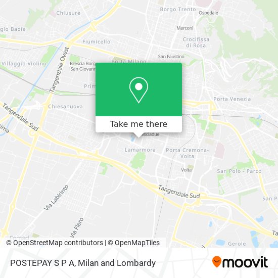 POSTEPAY S P A map