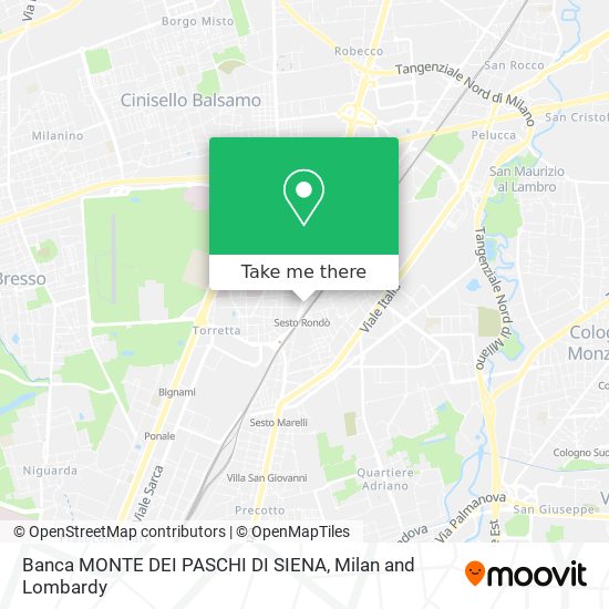 Banca MONTE DEI PASCHI DI SIENA map