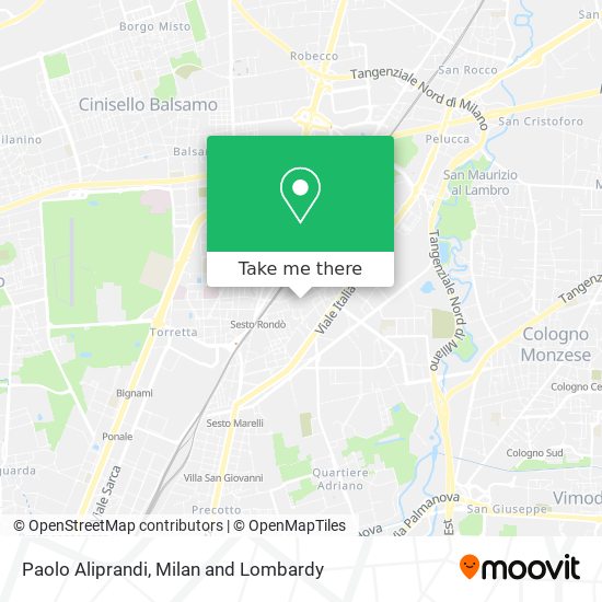 Paolo Aliprandi map