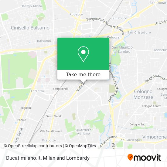 Ducatimilano.It map