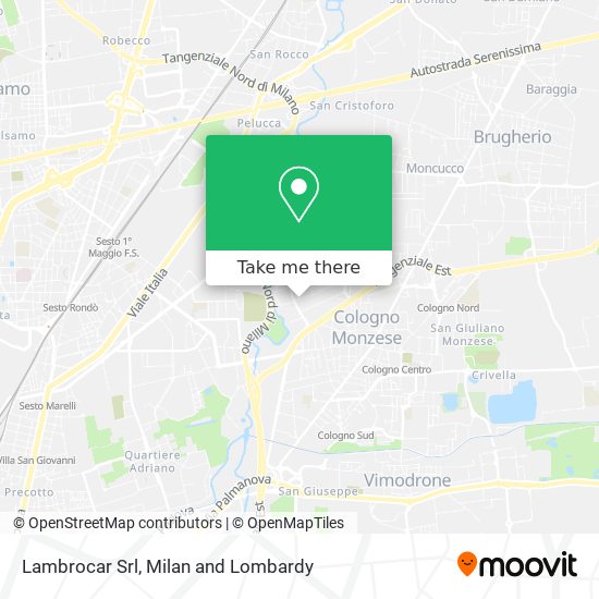 Lambrocar Srl map