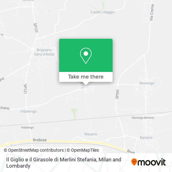 Il Giglio e il Girasole di Merlini Stefania map
