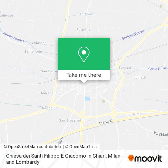 Chiesa dei Santi Filippo E Giacomo in Chiari map