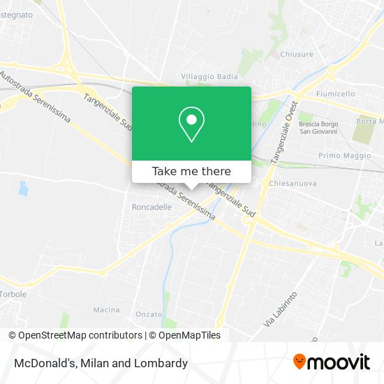 McDonald's map