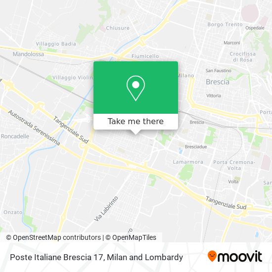 Poste Italiane Brescia 17 map