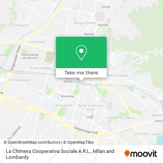La Chimera Cooperativa Sociale A.R.L. map